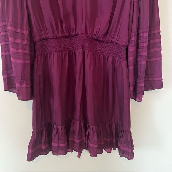 Elegant Purple Women's Dress - Picture 11 of 12